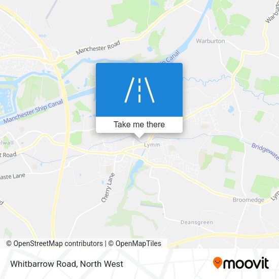 Whitbarrow Road map