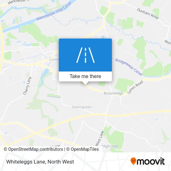 Whiteleggs Lane map