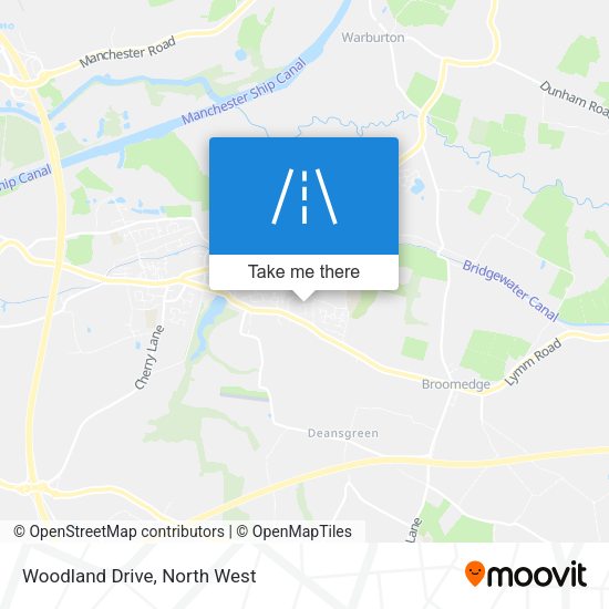 Woodland Drive map