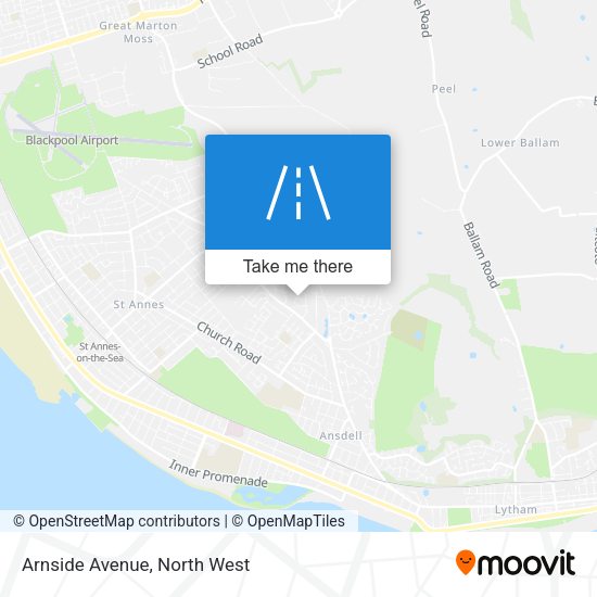 Arnside Avenue map