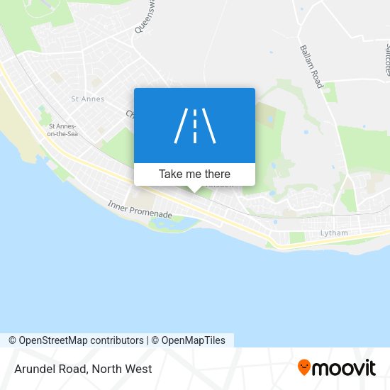 Arundel Road map