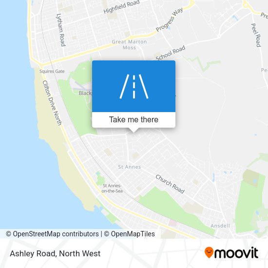 Ashley Road map