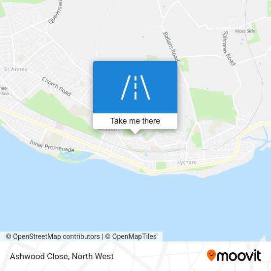 Ashwood Close map