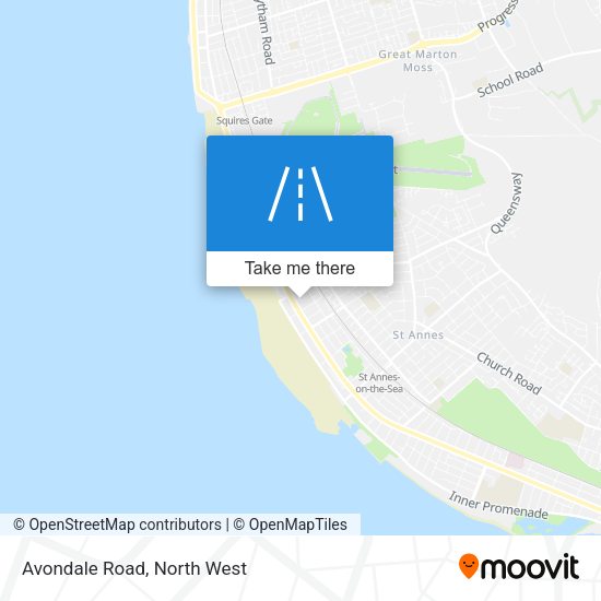 Avondale Road map
