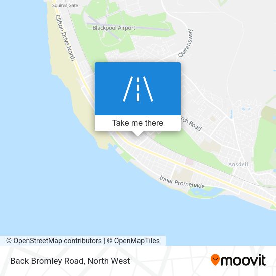 Back Bromley Road map