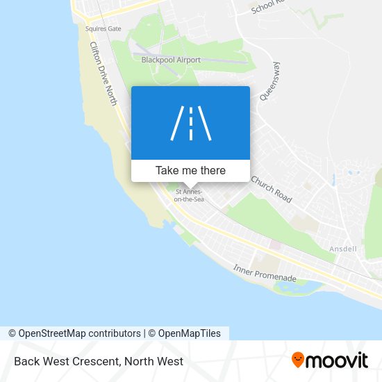 Back West Crescent map