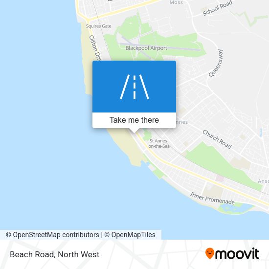 Beach Road map