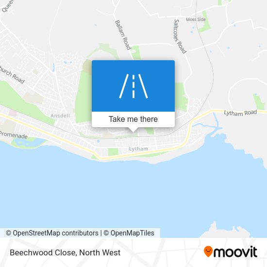 Beechwood Close map