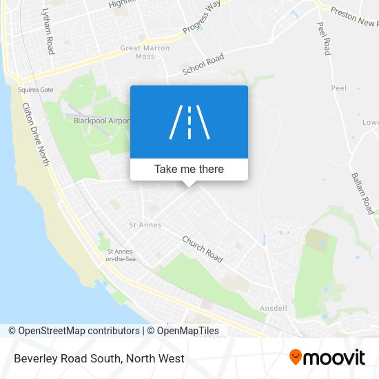 Beverley Road South map