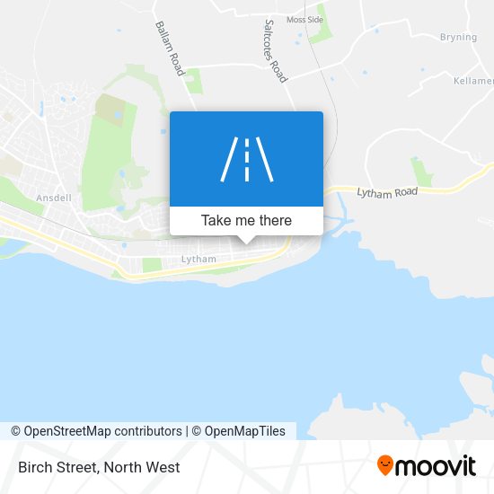 Birch Street map