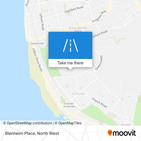 Blenheim Place map