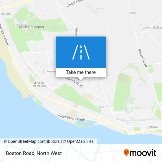 Boston Road map