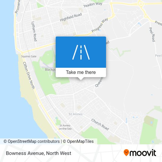 Bowness Avenue map