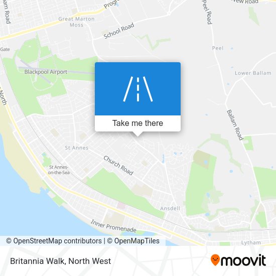 Britannia Walk map