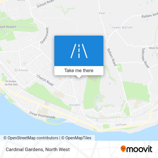 Cardinal Gardens map