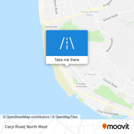 Caryl Road map
