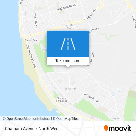 Chatham Avenue map