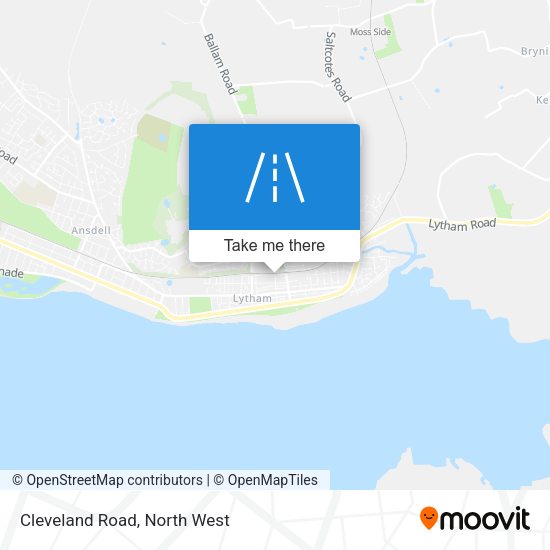 Cleveland Road map