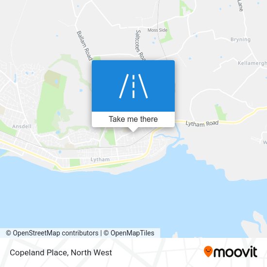 Copeland Place map