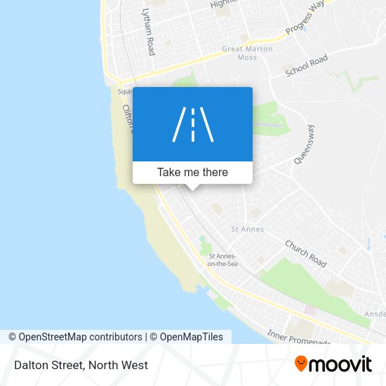 Dalton Street map
