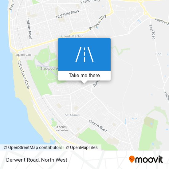 Derwent Road map