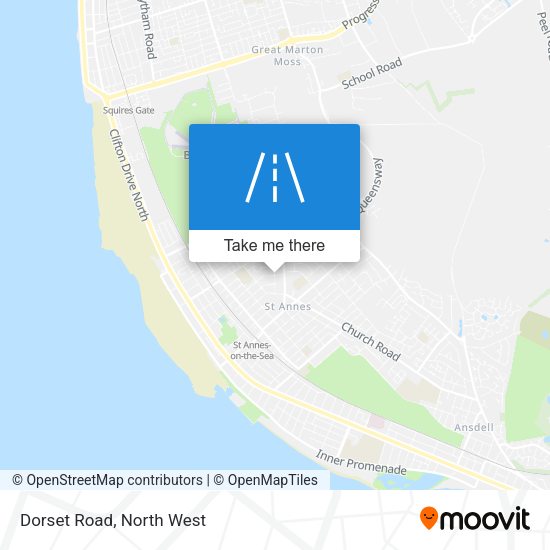 Dorset Road map