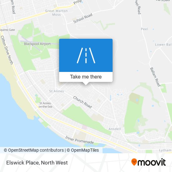 Elswick Place map