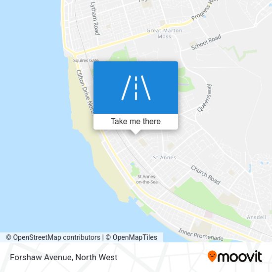 Forshaw Avenue map
