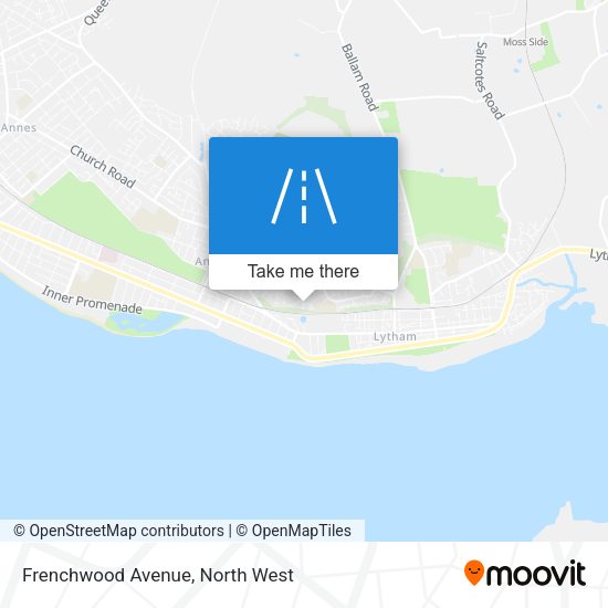 Frenchwood Avenue map