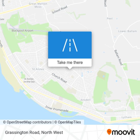 Grassington Road map