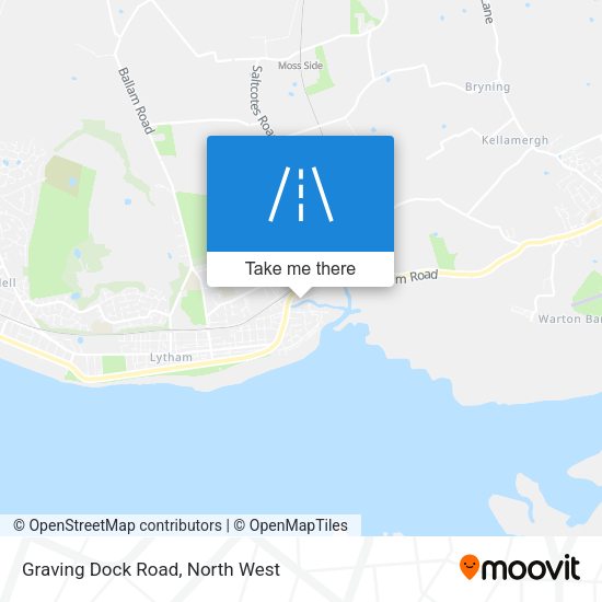 Graving Dock Road map