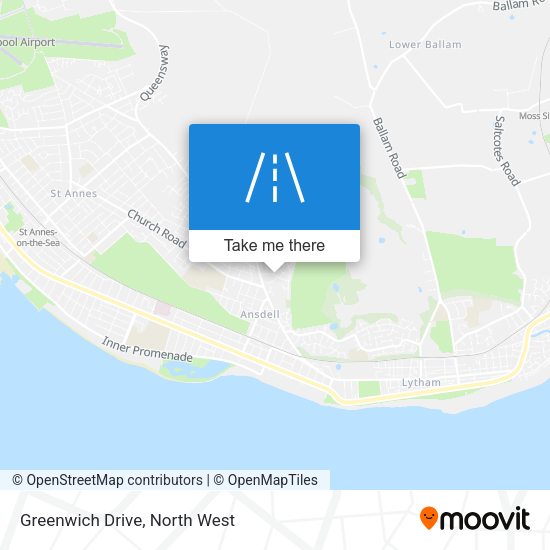 Greenwich Drive map