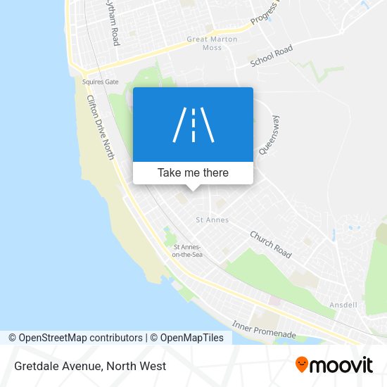 Gretdale Avenue map