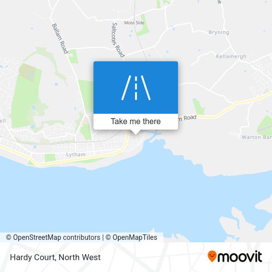 Hardy Court map