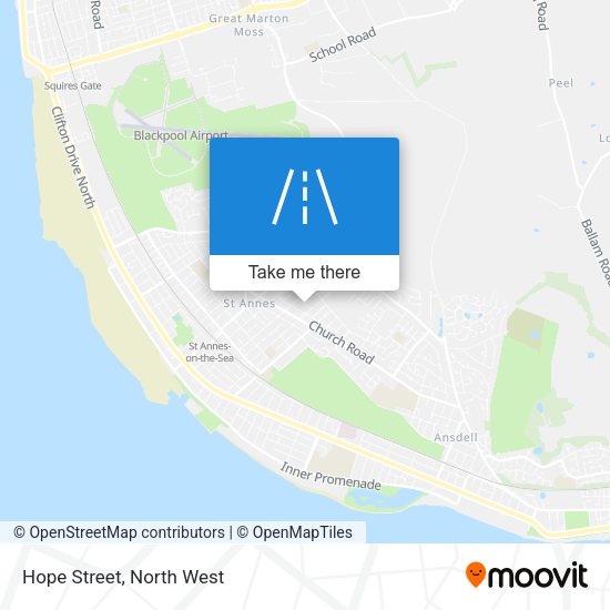 Hope Street map