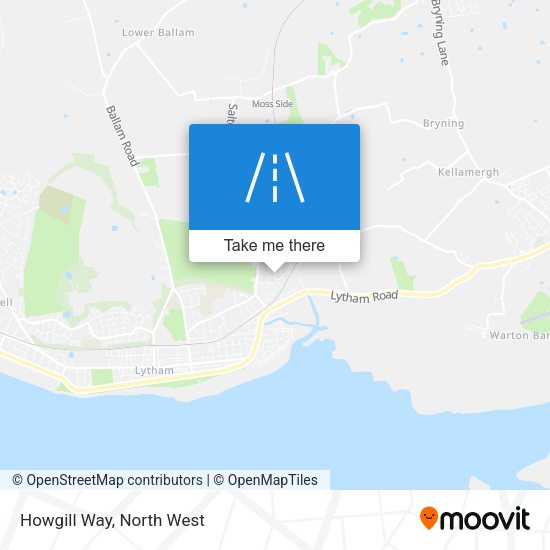Howgill Way map