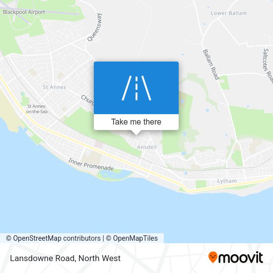 Lansdowne Road map
