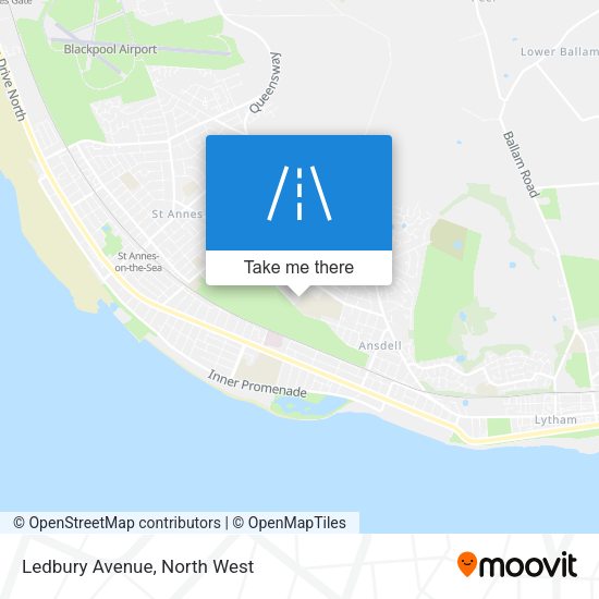 Ledbury Avenue map