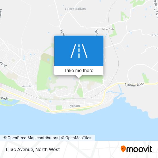 Lilac Avenue map