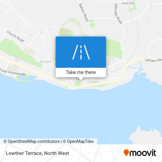 Lowther Terrace map