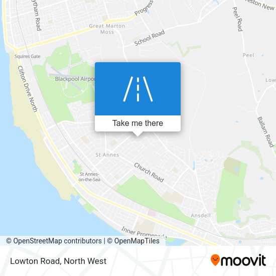 Lowton Road map