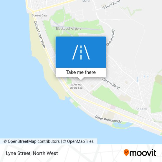 Lyne Street map
