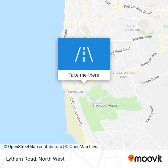 Lytham Road map