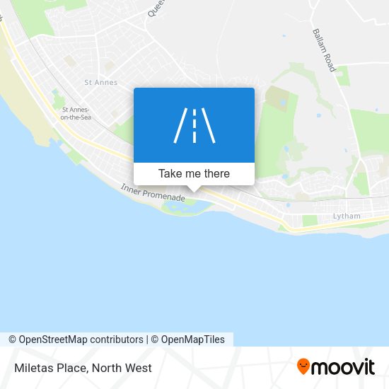 Miletas Place map