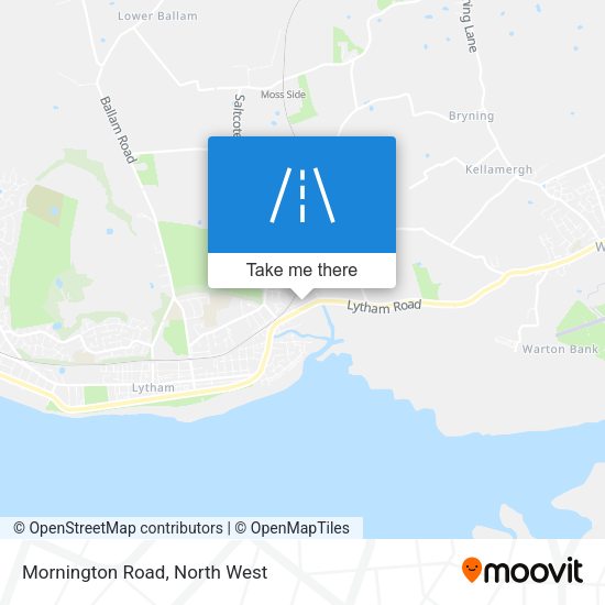 Mornington Road map