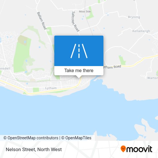 Nelson Street map
