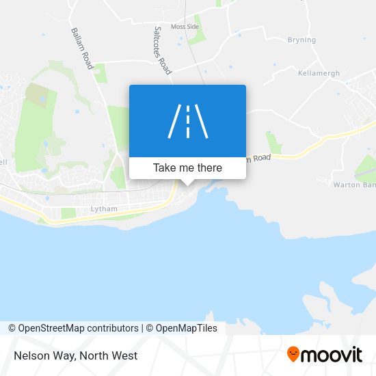 Nelson Way map