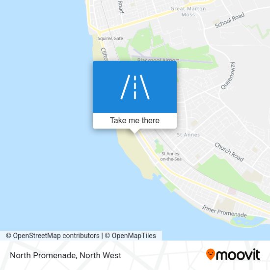 North Promenade map