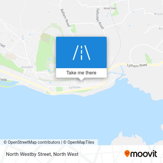 North Westby Street map