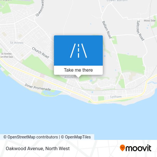 Oakwood Avenue map